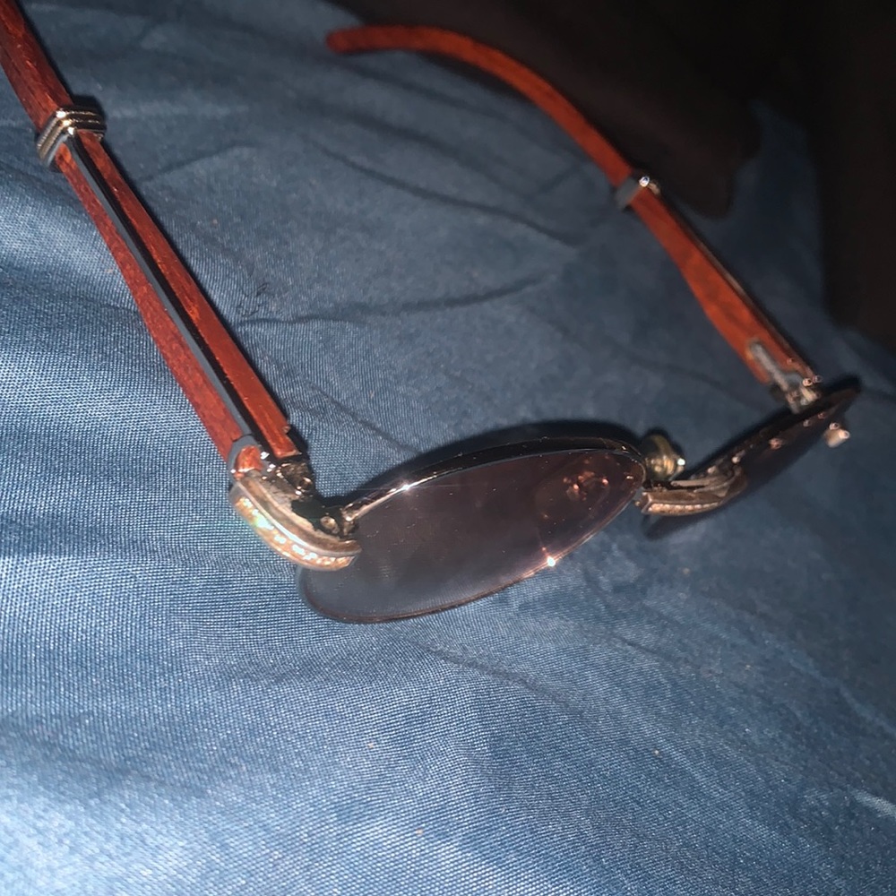 Old school Cartier glasses with VVS Diamonds custom